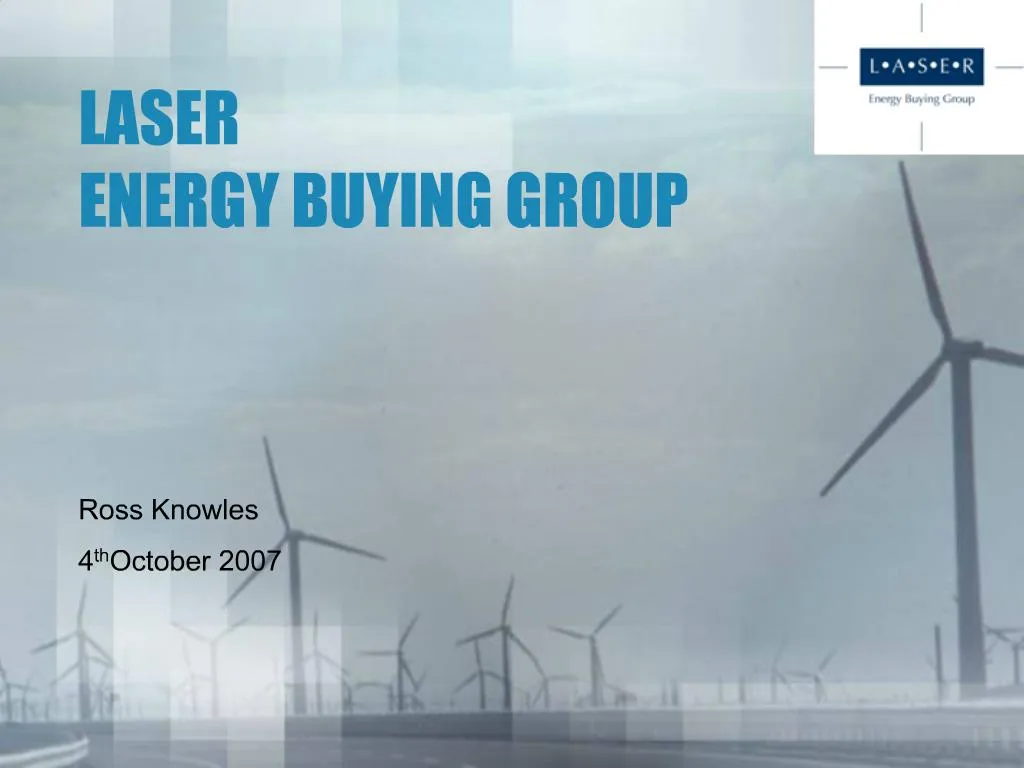PPT LASER ENERGY BUYING GROUP PowerPoint Presentation, free download