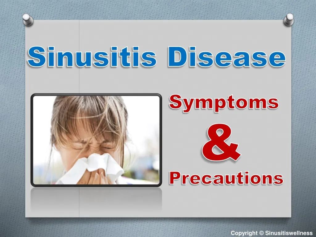 sinusitis disease n.