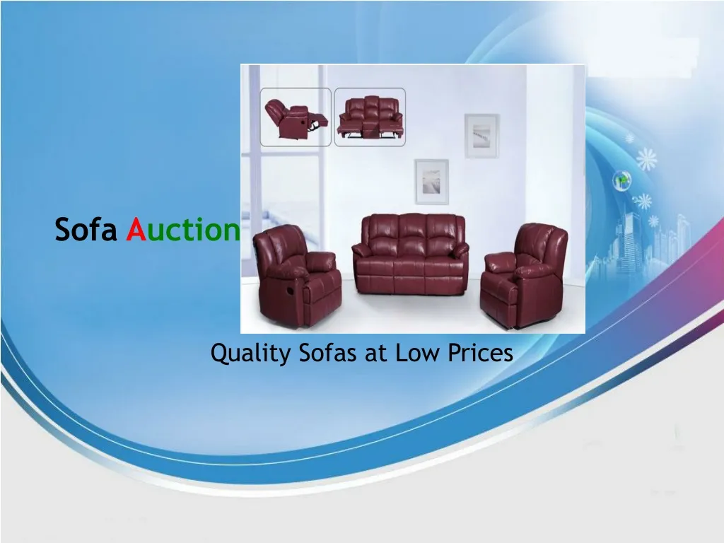 sofa a uction n.