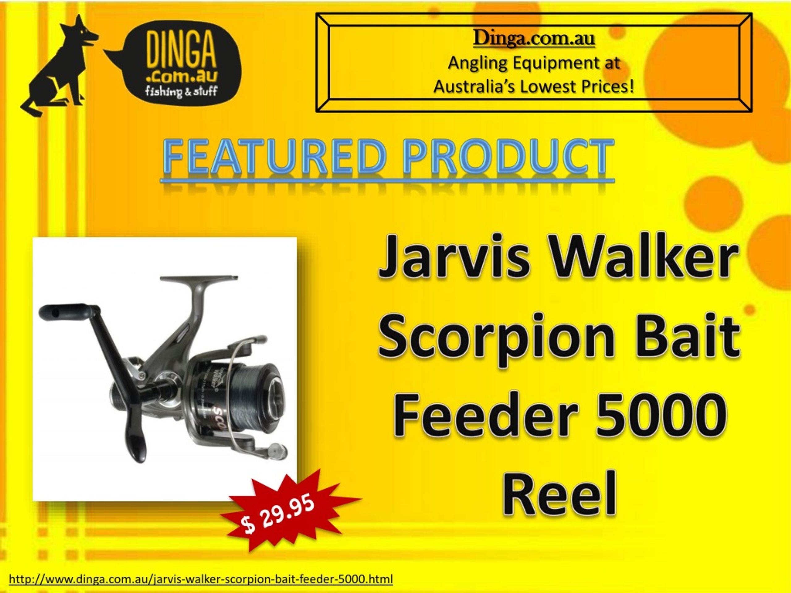 PPT - Jarvis Walker Scorpion Bait Feeder 5000 Spinning Reel