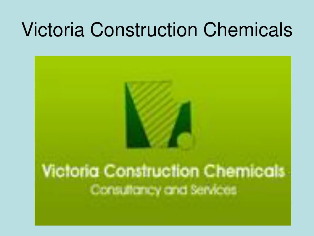 victoria construction chemicals n.