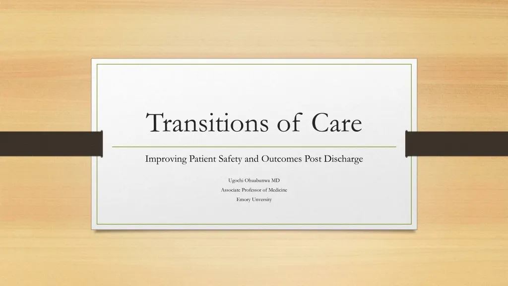 Ppt Transitions Of Care Powerpoint Presentation Free Download Id1301889 2888