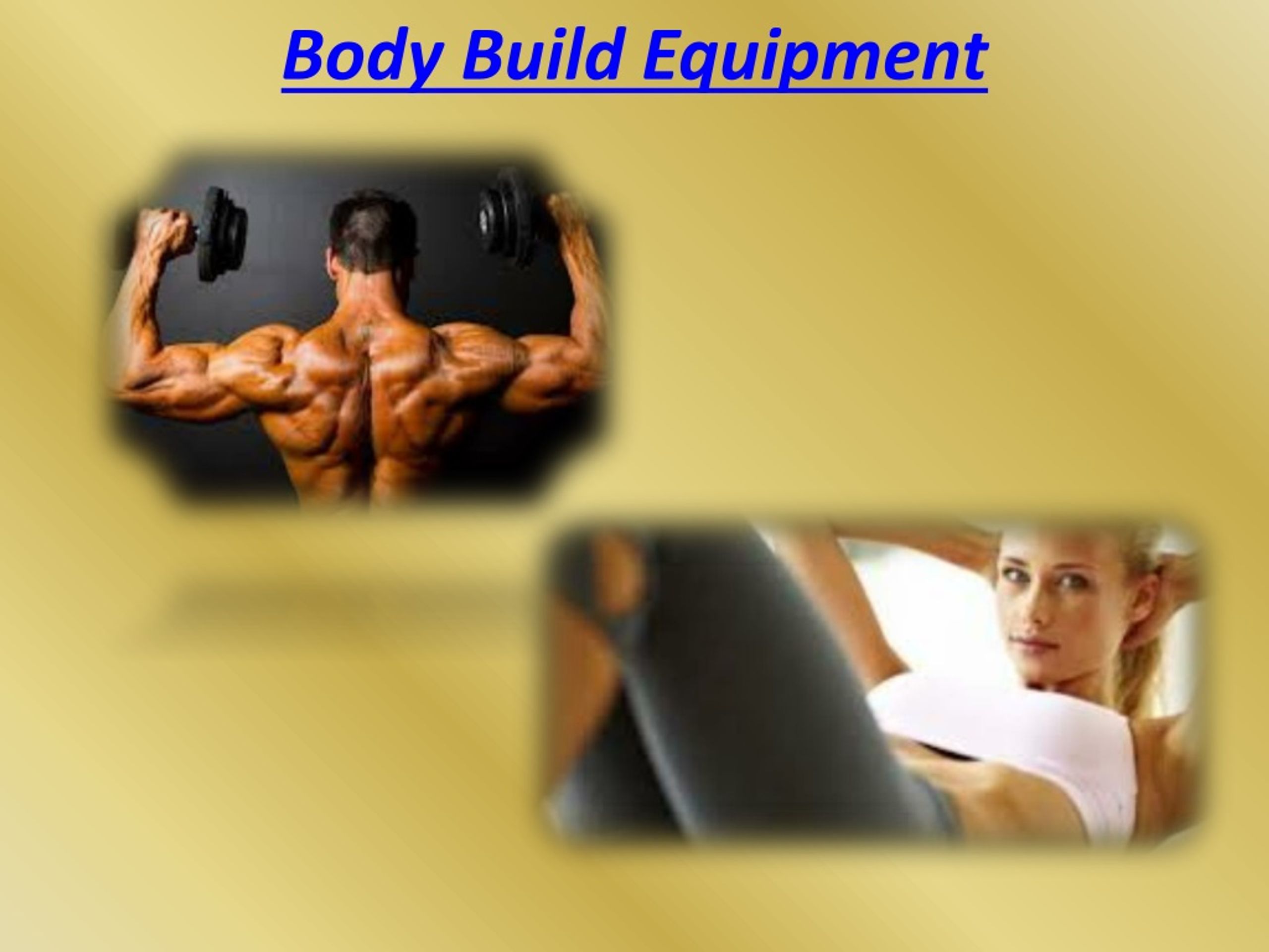 presentation about body building