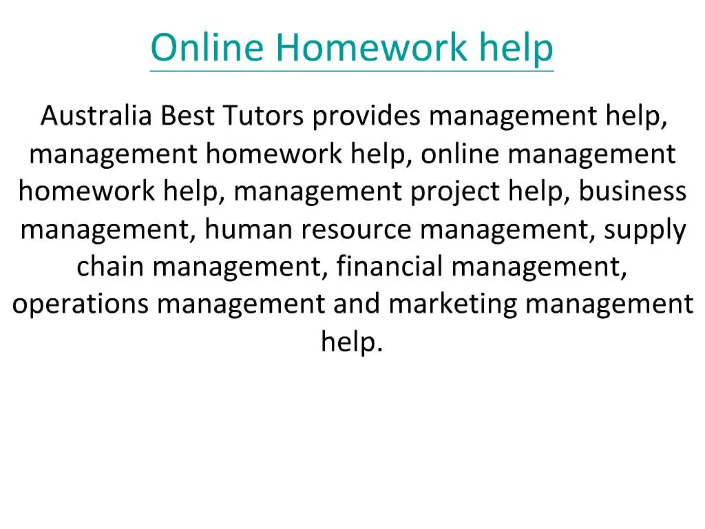 business homework help online
