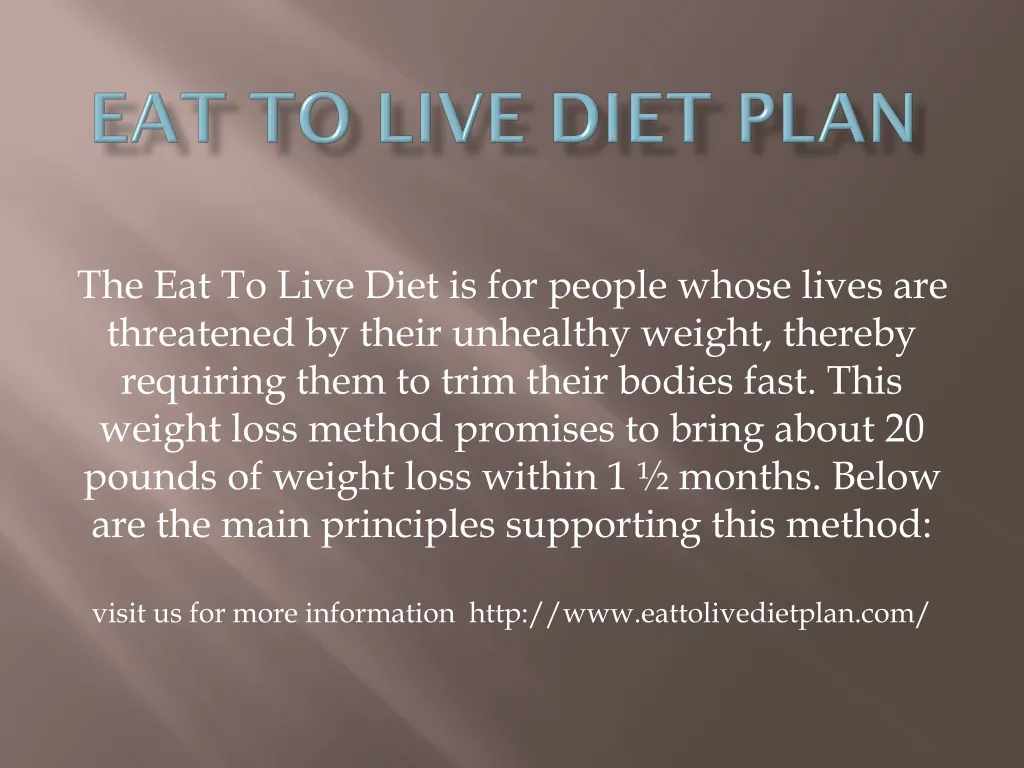 ppt-eat-to-live-diet-plan-powerpoint-presentation-free-download-id