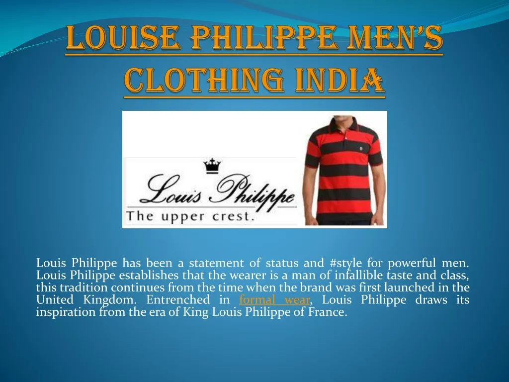 louis philippe shirt size chart india