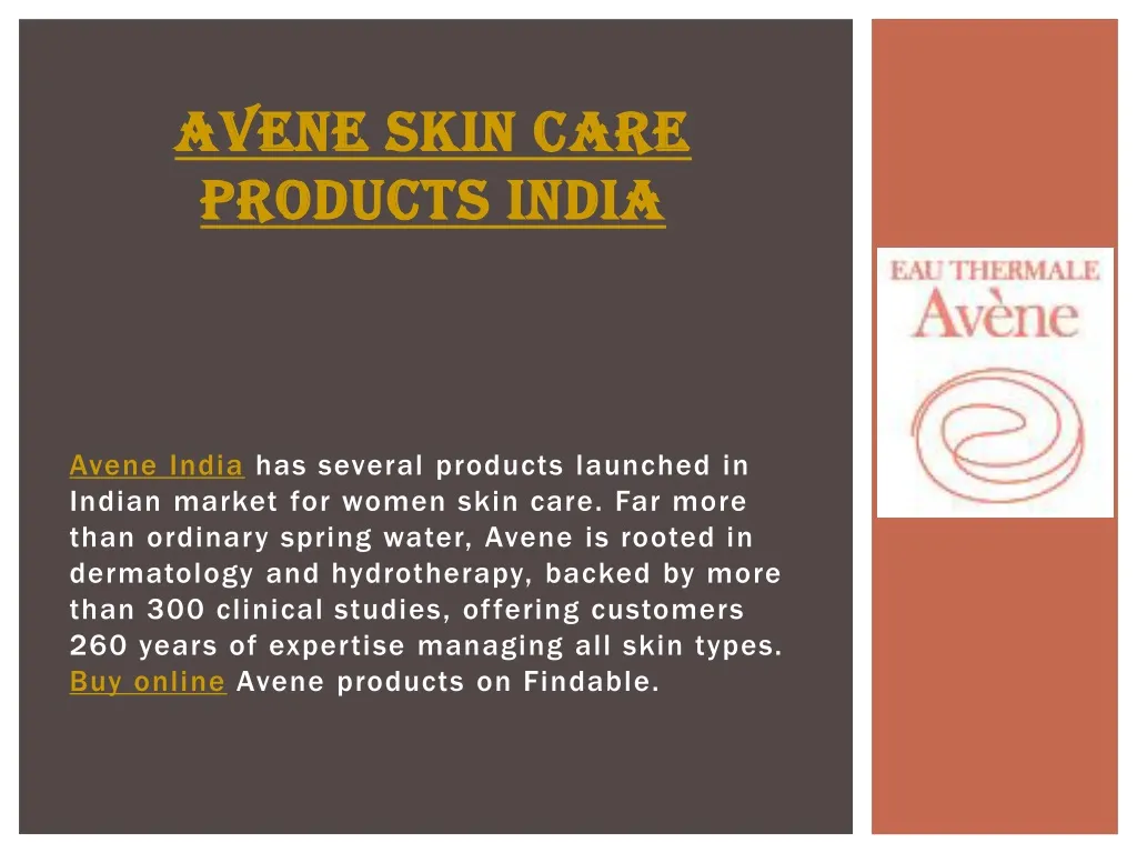 avene skin care products india n.