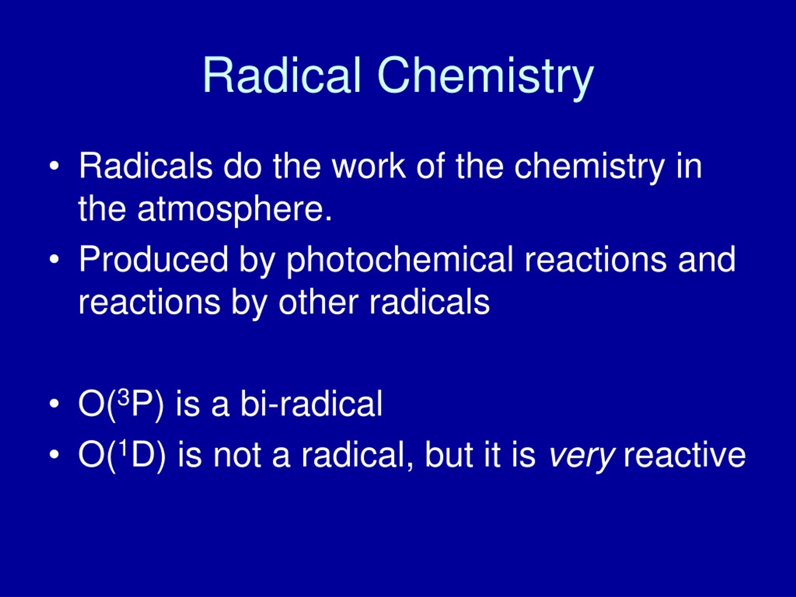 PPT - The Atmosphere As A Chemical Reactor PowerPoint Presentation ...