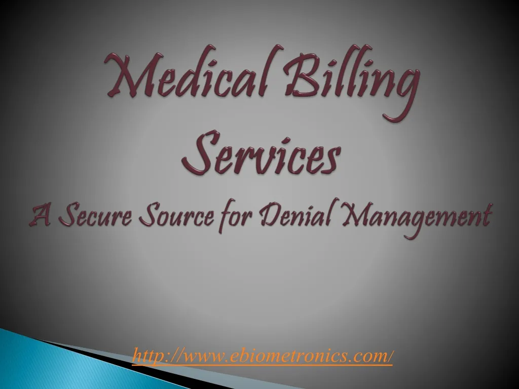medical billing services a secure source for denial management n.