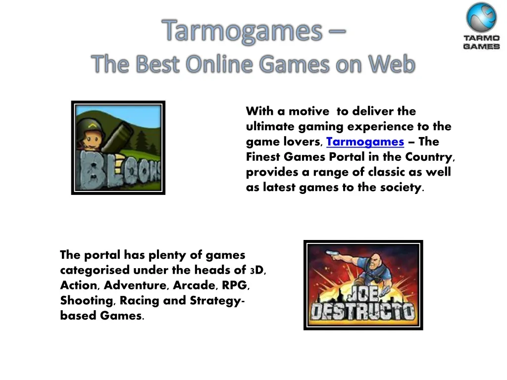 tarmogames the best online games on web n.