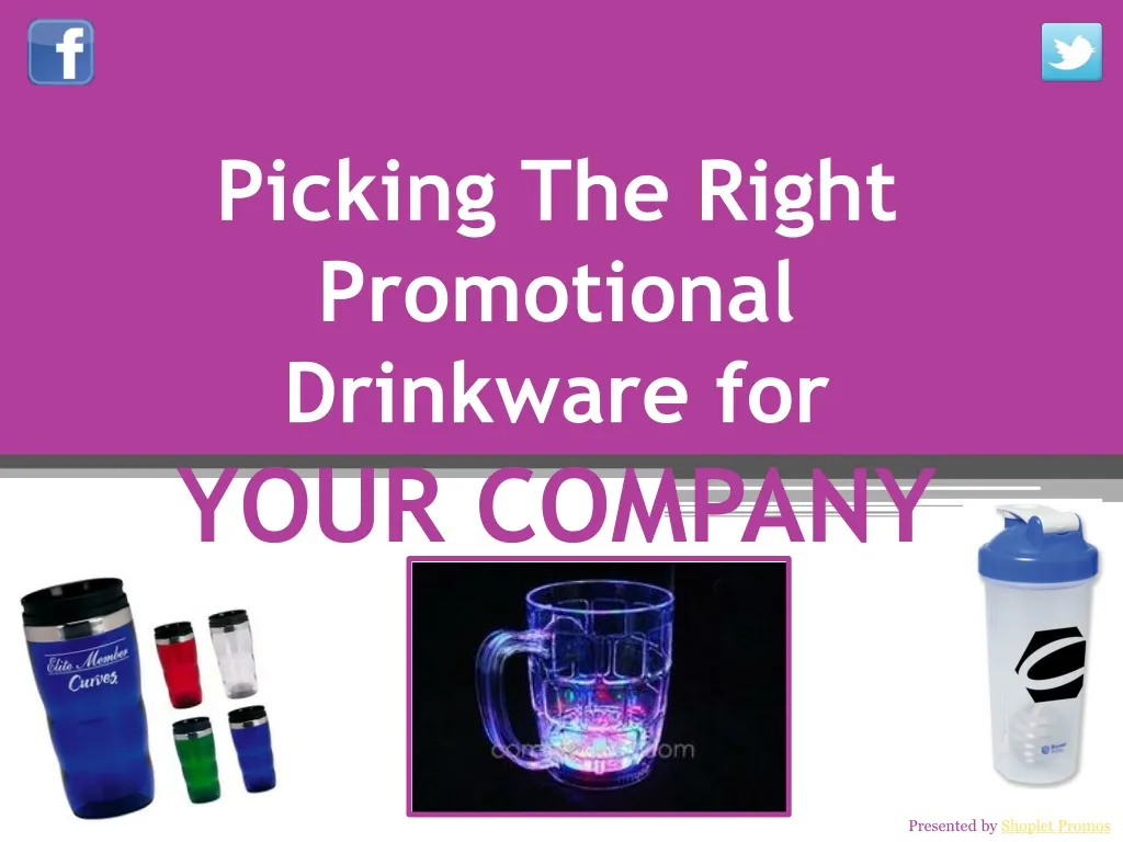 picking the right promotional drinkware for your company n.