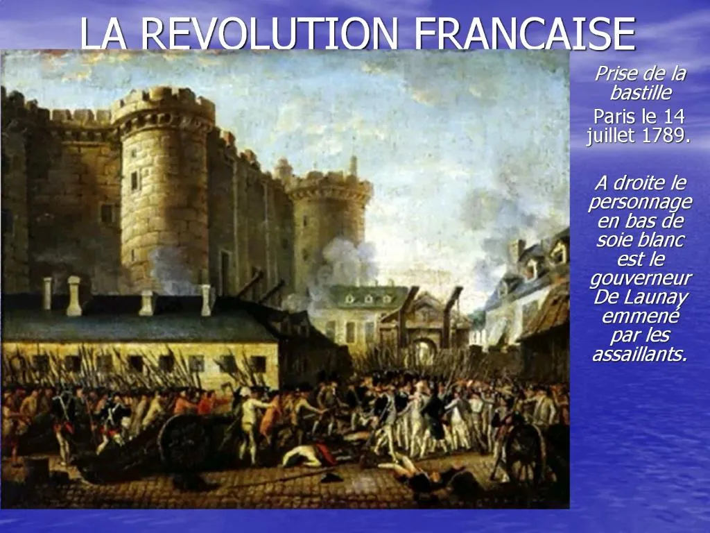 PPT - LA REVOLUTION FRAN AISE PowerPoint Presentation, Free Download ...