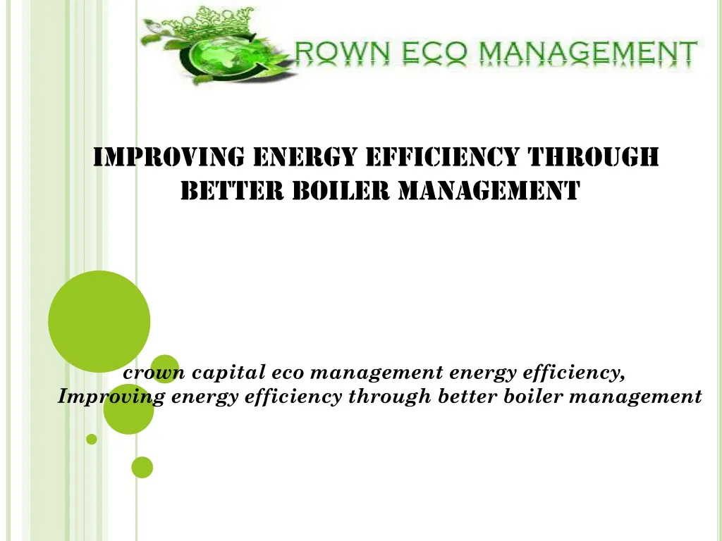 improving energy efficiency through better boiler n.