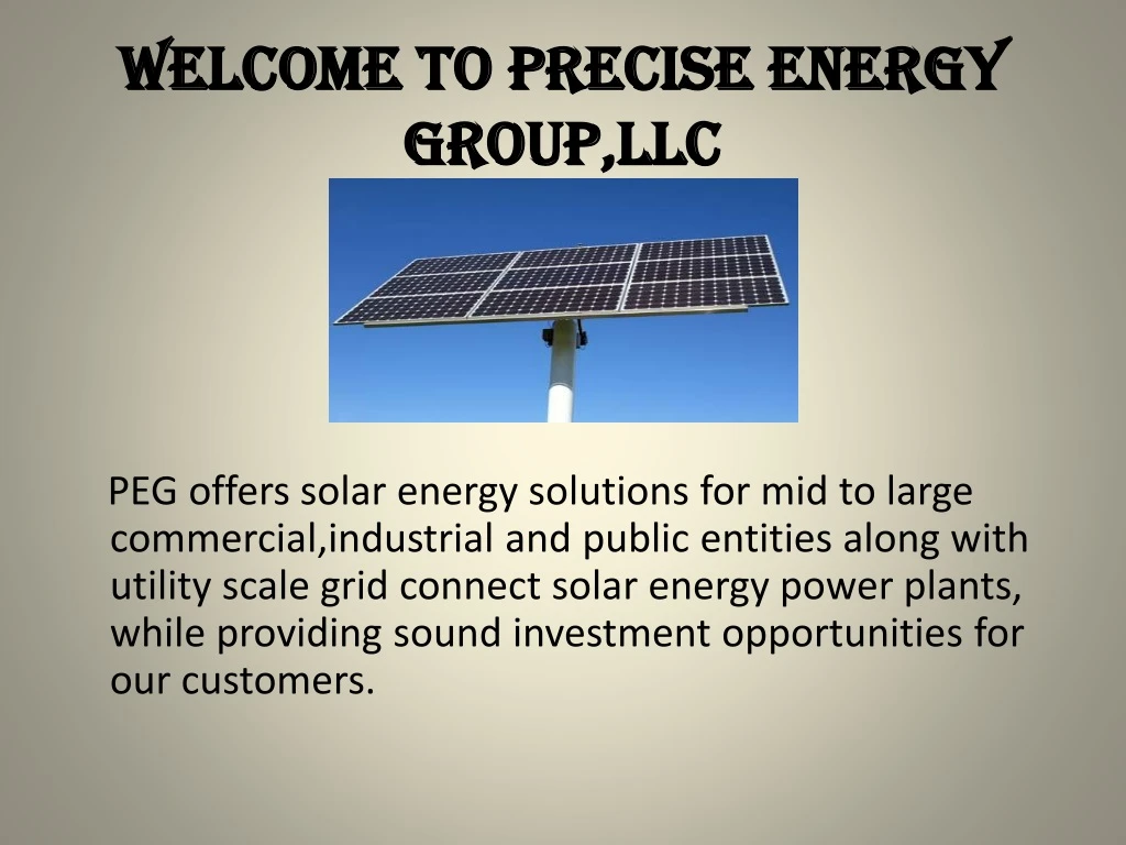 welcome to precise energy group llc n.