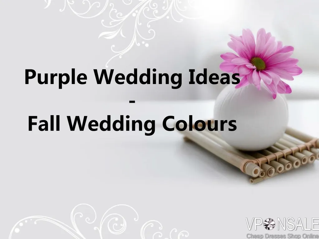 purple wedding ideas fall wedding colours n.
