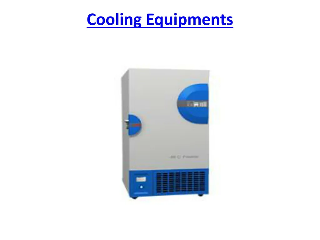 PPT Cooling Equipments PowerPoint Presentation, free download ID