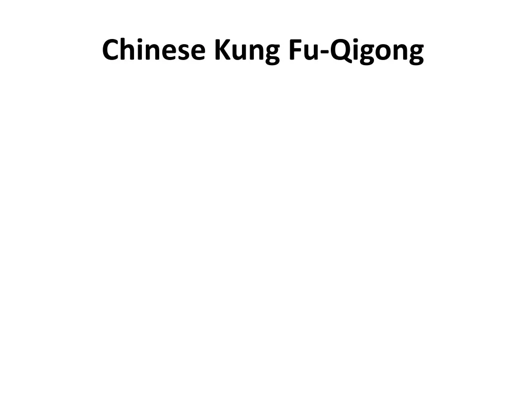 chinese kung fu qigong n.