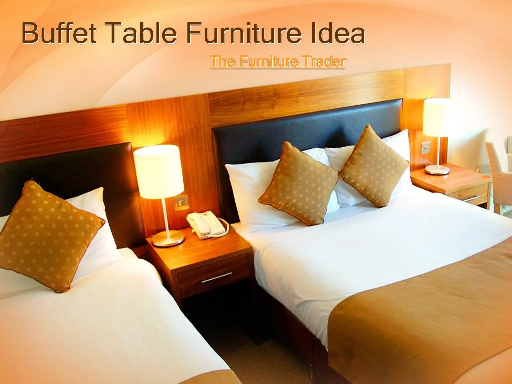 buffet table furniture idea n.