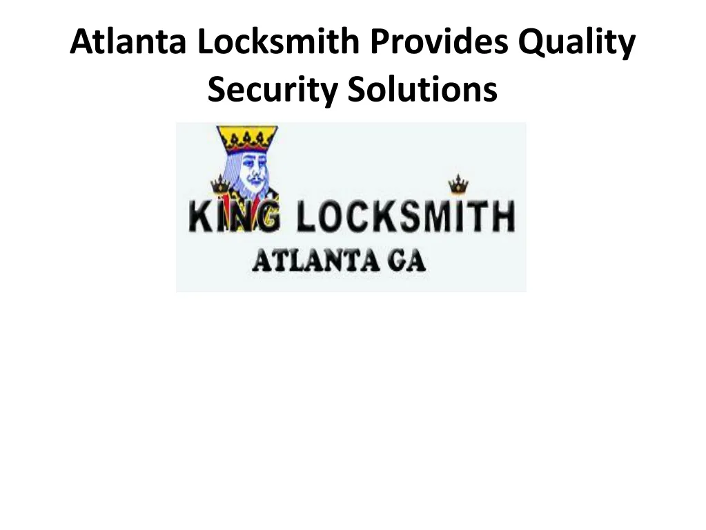 atlanta locksmith provides quality security solutions n.