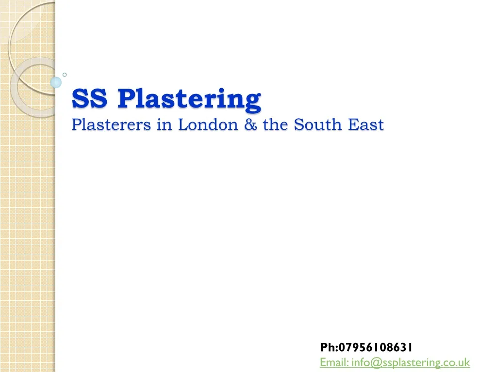 ss plastering plasterers in london the south east n.