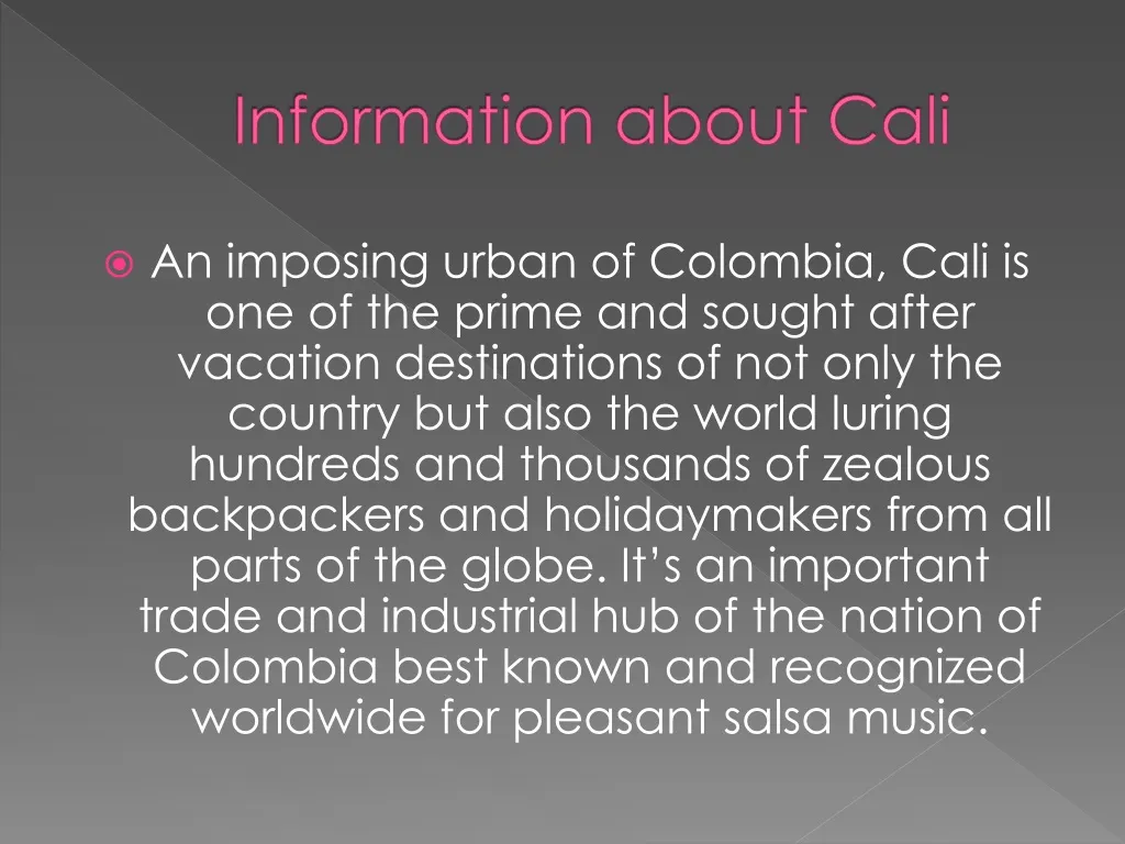 information about cali n.