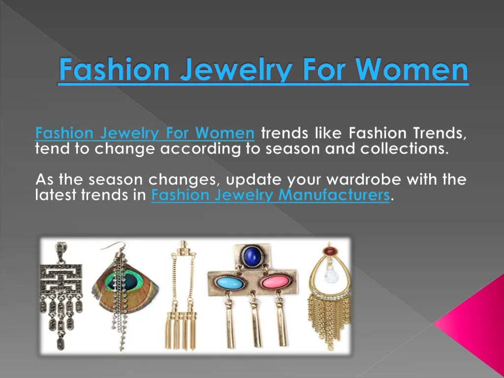 fashion jewelry for women n.