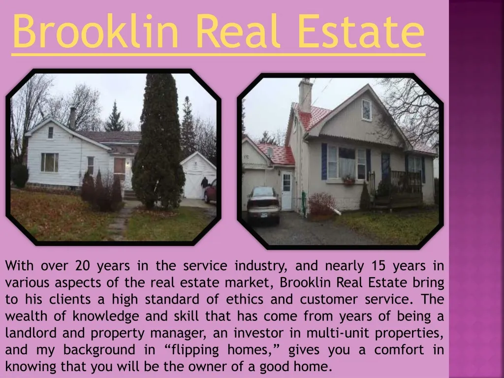brooklin real estate n.