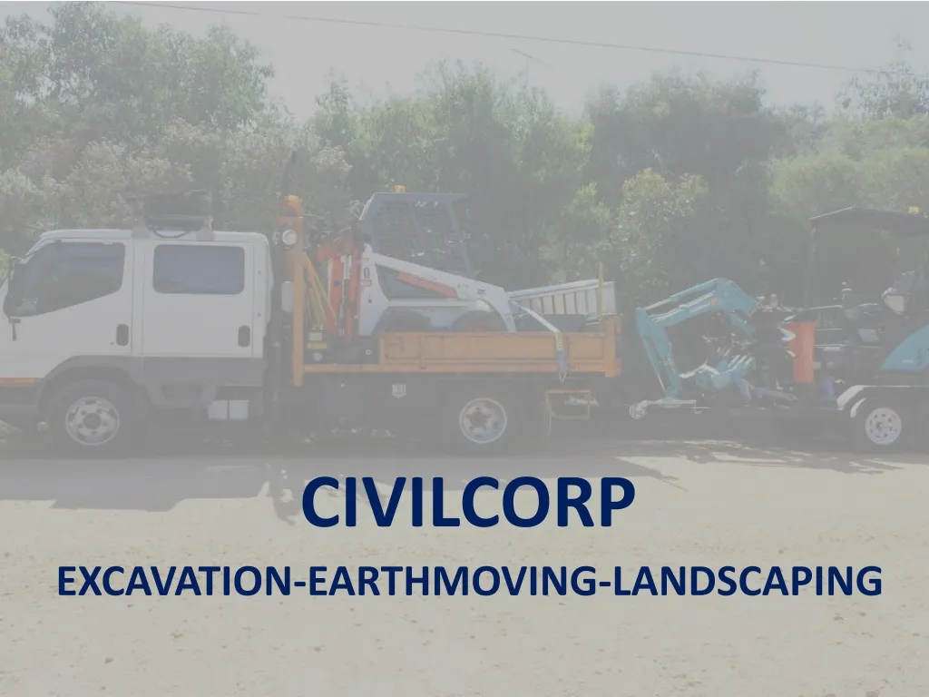 civilcorp excavation earthmoving landscaping n.