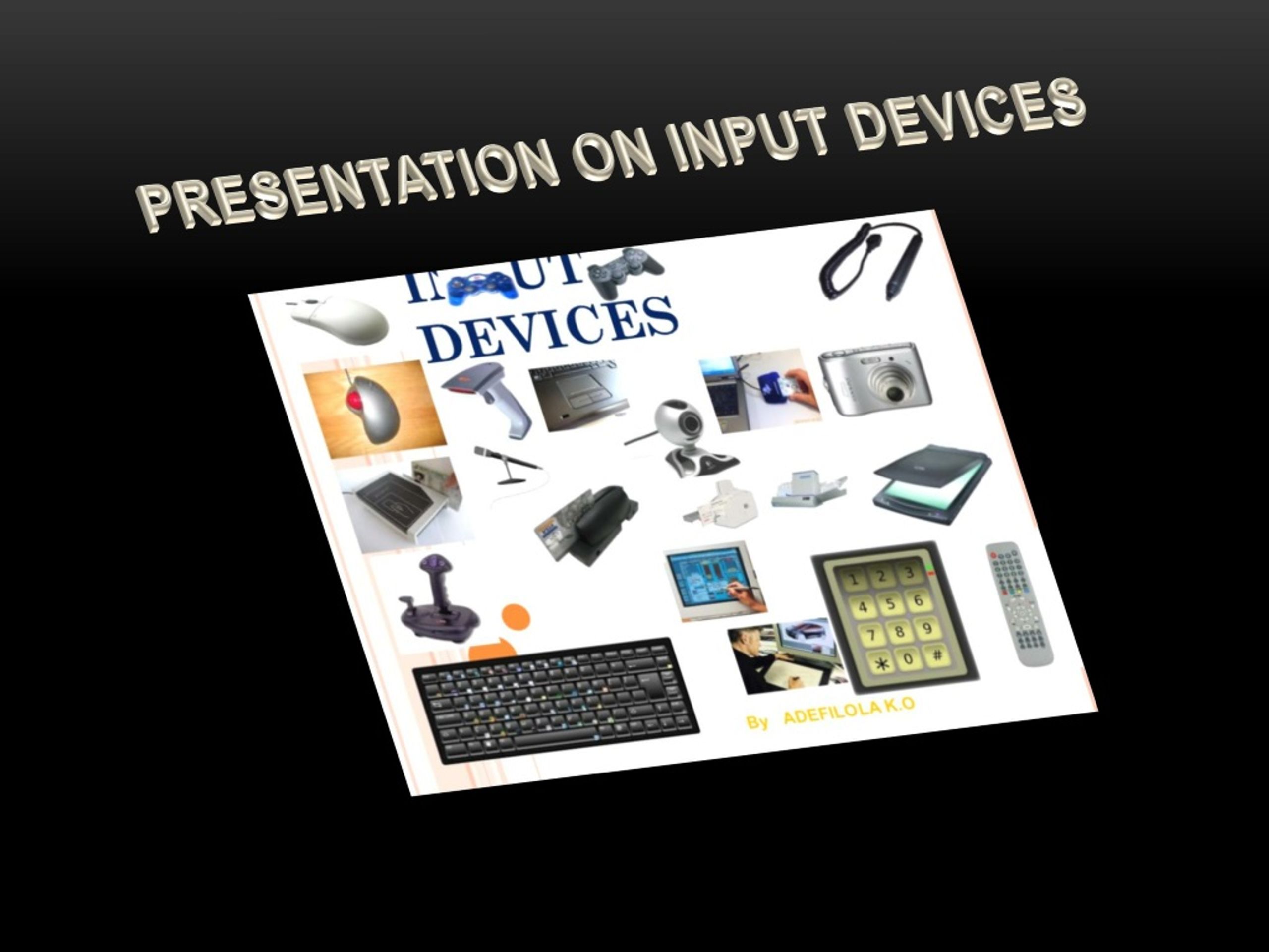 computer input devices powerpoint presentation