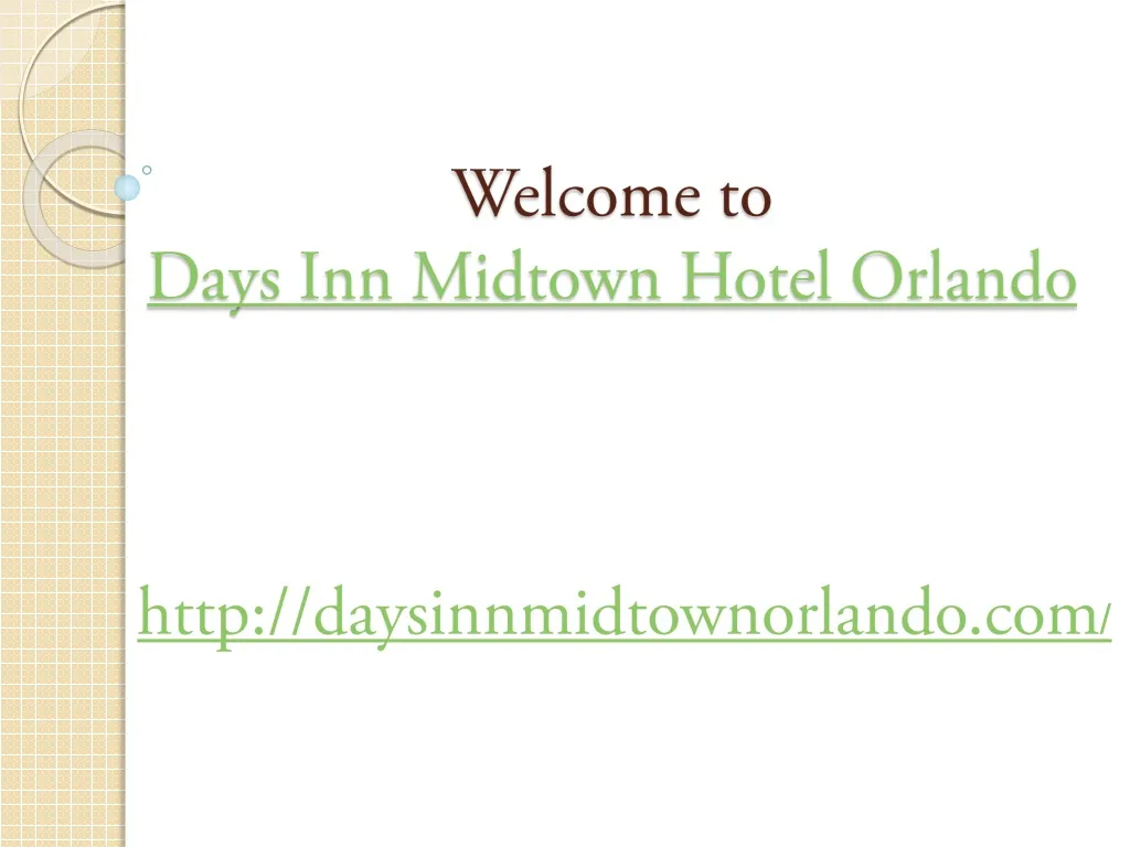 welcome to days inn midtown hotel orlando n.