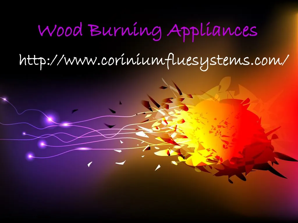 wood burning appliances n.