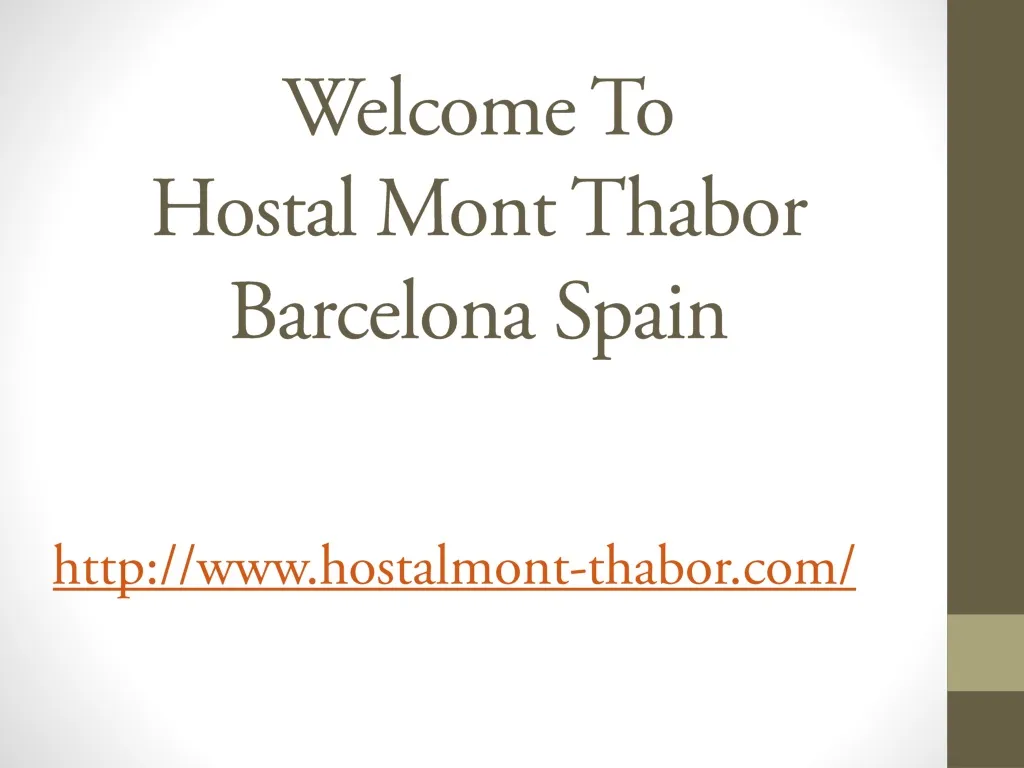 hotel hostal mont thabor