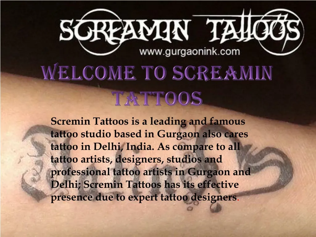 welcome to screamin tattoos n.