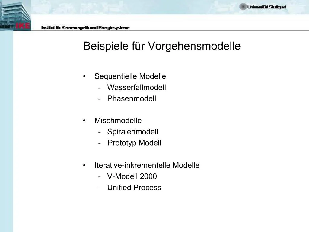 PPT - Beispiele F R Vorgehensmodelle PowerPoint Presentation, Free ...