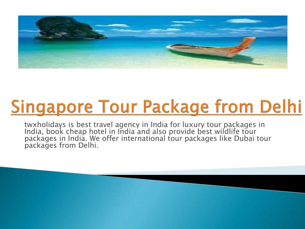 singapore tour package from delhi n.