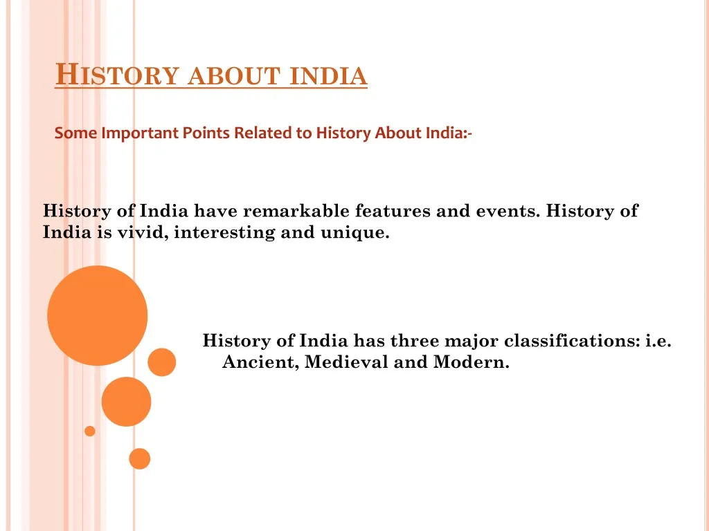indian history topics for presentation