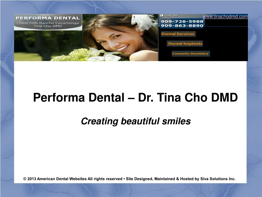 PPT Sedation Dentistry Chino Hills Cosmetic Dentist Azusa PowerPoint