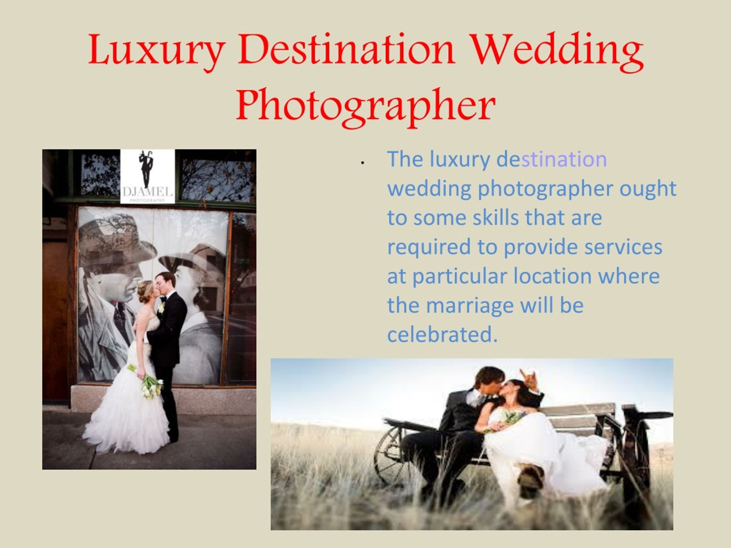 Luxury Destination Wedding Photographer