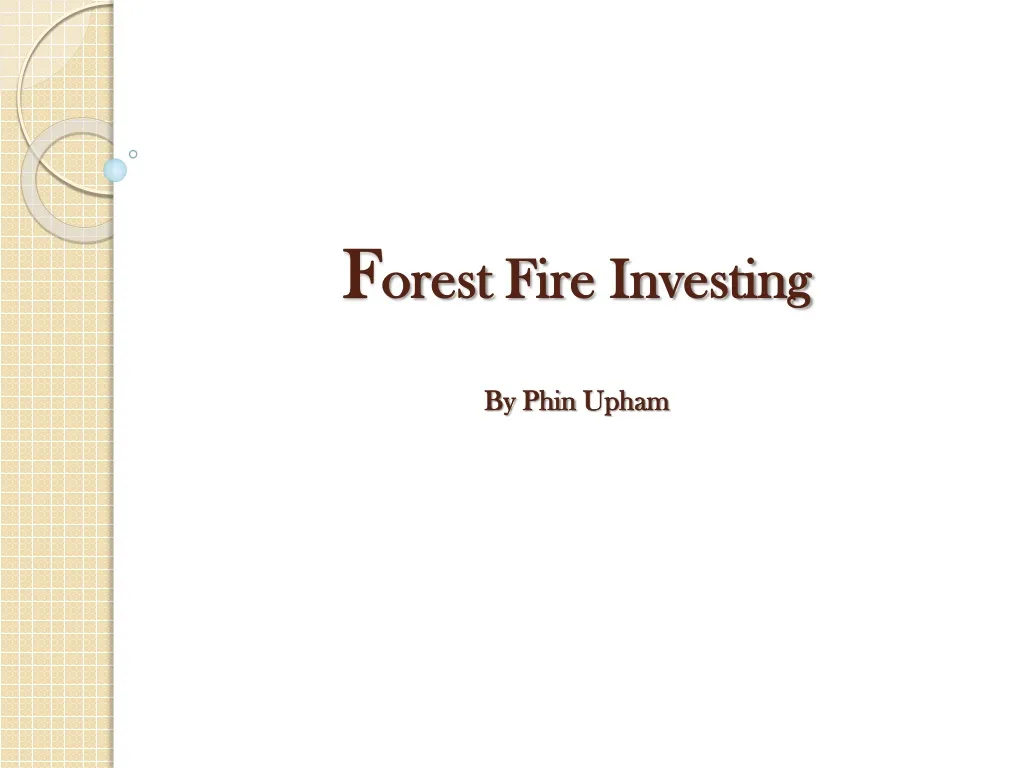f orest fire investing by phin upham n.