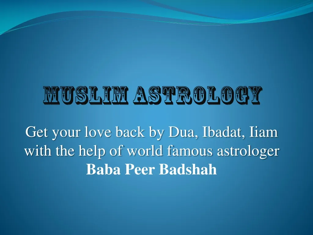 muslim astrology n.