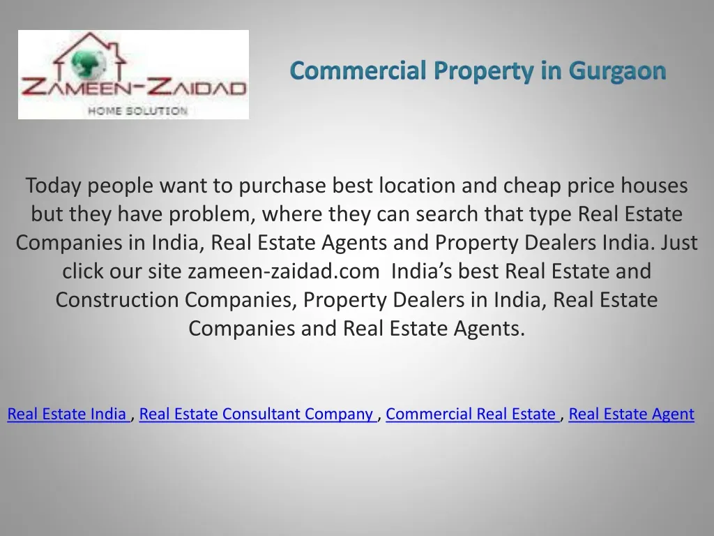 commercial property in gurgaon n.