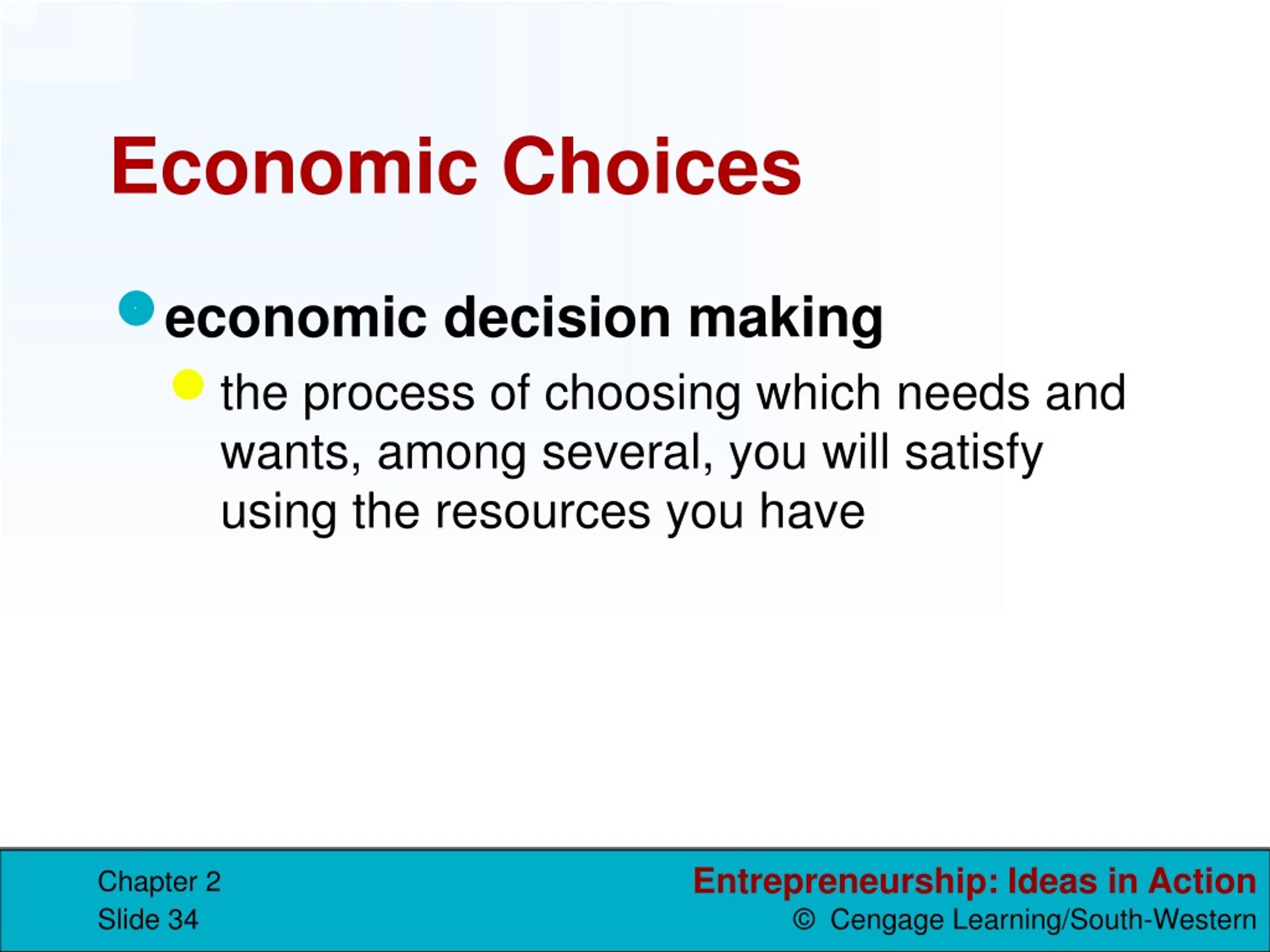 PPT Entrepreneurs In A Market Economy PowerPoint Presentation Free 