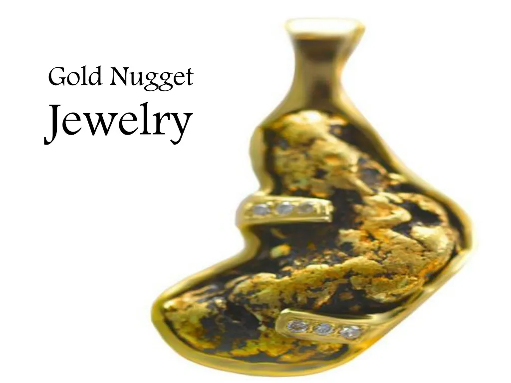 gold nugget jewelry n.