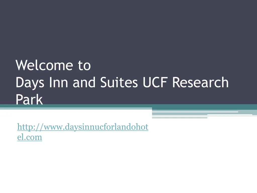 welcome to days inn and suites ucf research park n.