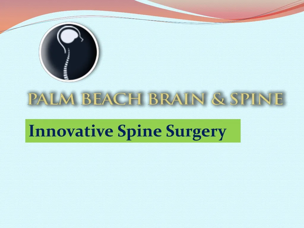 innovative spine surgery n.