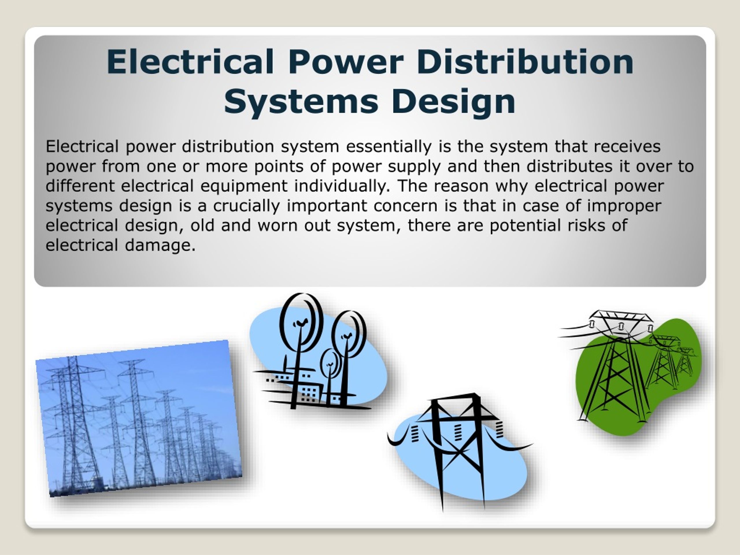 essay on power distribution system