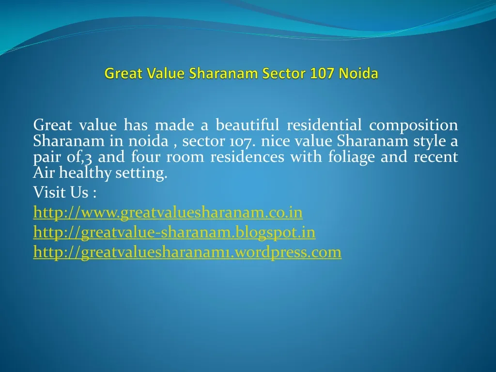 great value sharanam sector 107 noida n.