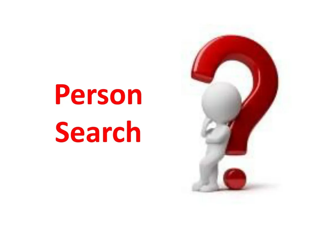 person search n.