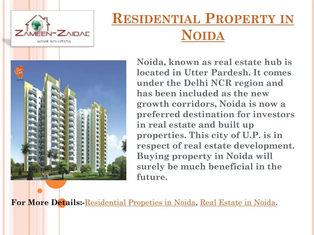 residential property in noida n.