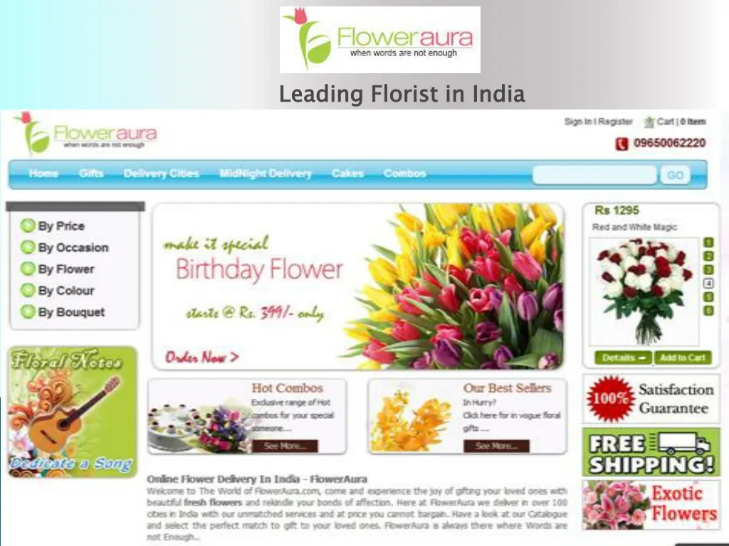 leading florist in india n.